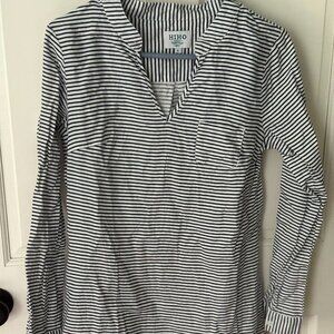 HIHO Navy and white stripped dress